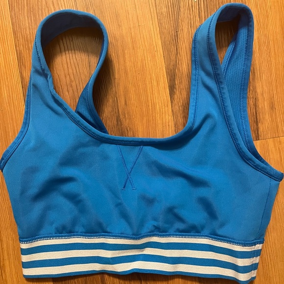 Blue adidas sport bra size small - Picture 2 of 5